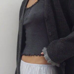 Deiji Studios Flounce Cardigan